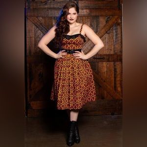 Hotel Hexagon Print Belladona Dress